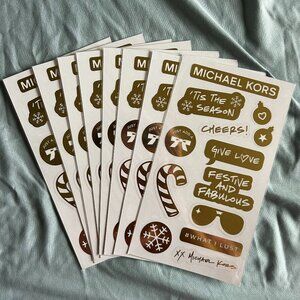 BOGO BUNDLE! Michael Kors Holiday Christmas Stickers